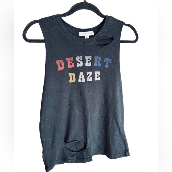 Daydreamer “Desert Daze” Distressed Tank Top - Size Small - Picture 1 of 5